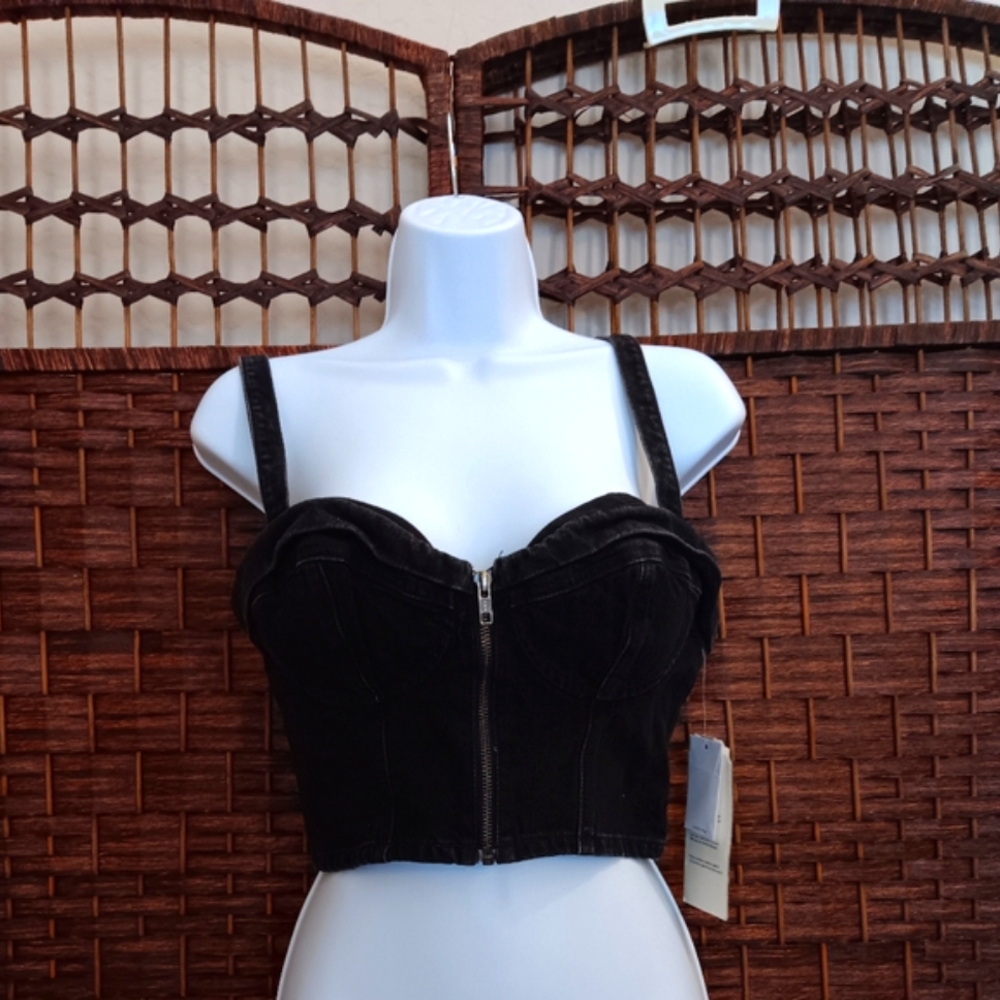 GUESS Jean Corset Top